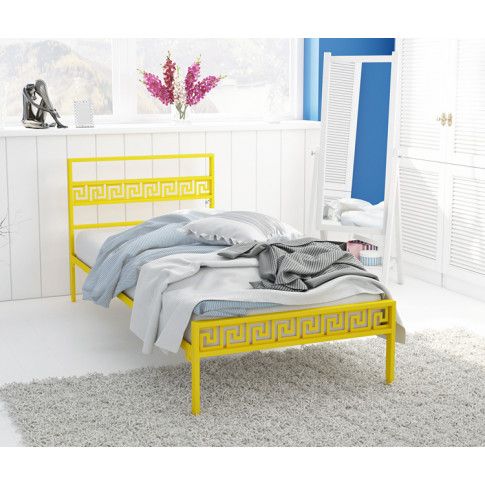 Zdjęcie nowoczesne łóżko dwuosobowe z metalu 180x200 Korfu - sklep Edinos.pl