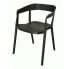 Zdjęcie produktu Minimalistyczne krzesło Brett - czarne.