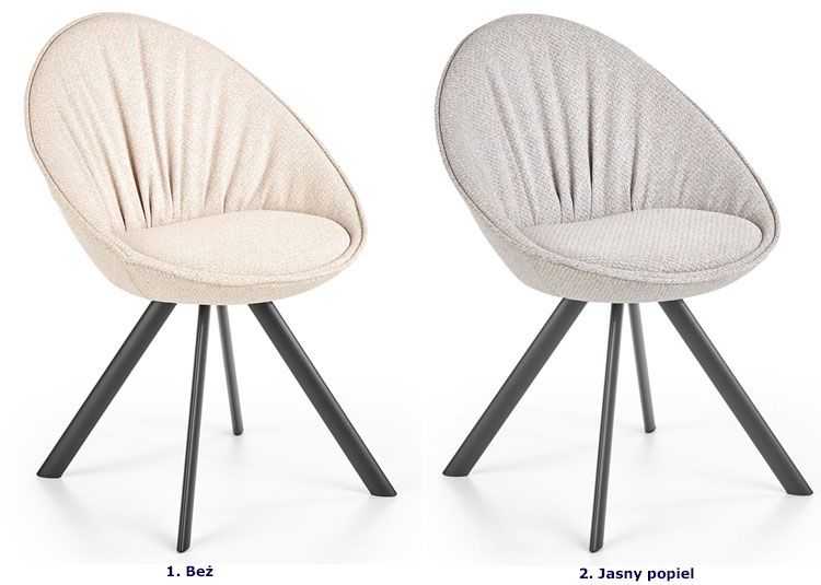 Nowoczesne krzesło do jadalni Malika