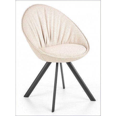Zdjęcie beżowe krzesło tapicerowane Jupiter - sklep Edinos.pl