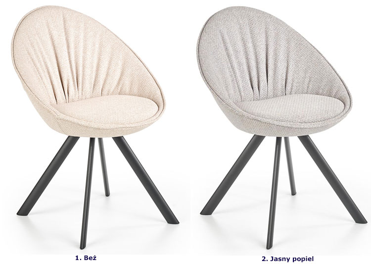 Nowoczesne krzesło do jadalni Malika