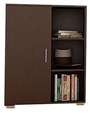 Komoda w kolorze wenge - Pixelo  w sklepie Edinos.pl