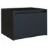 Zdjęcie produktu Nowoczesna szafka nocna Invisa - czarna.