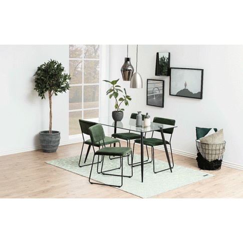 Zdjęcie welwetowe krzesło Kalen bordowe glamour | Edinos.pl