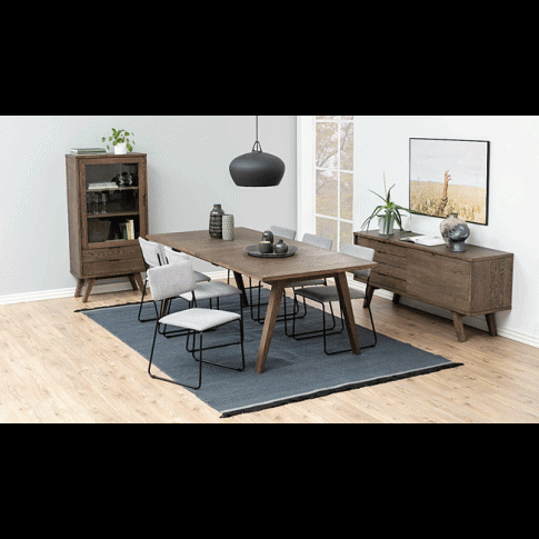 Zdjęcie loftowe krzesło Kalen 2X jasnoszare miękkie | Edinos.pl