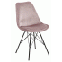 Zdjęcie produktu Welurowe krzesło Lindi 2X - różowe.