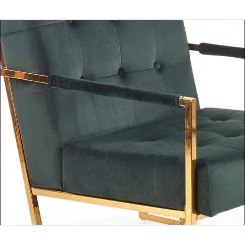 Zdjęcie wypoczynkowy zielony fotel klubowy Oseva | Edinos.pl