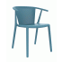 Zdjęcie produktu Minimalistyczne krzesło Saran - niebieskie.