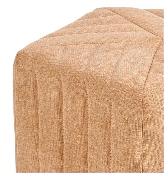 Beżowa pufa Brewis 2X