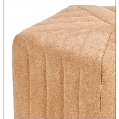 Zdjęcie nowoczesna beżowa pufa Brewis 2X | Edinos.pl