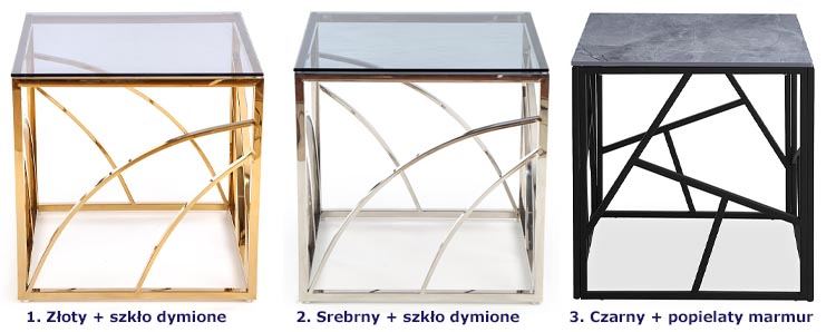 kolory stolika Goldea 3X