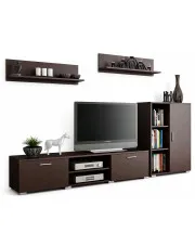 Meblościanka do salonu wenge - Armo 6X w sklepie Edinos.pl