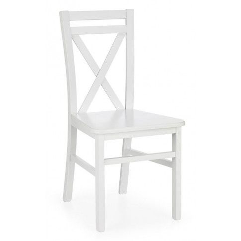 Zdjęcie produktu Białe krzesło skandynawskie - Dario.