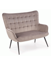 Sofa industrialna Zefir 4X - popiel w sklepie Edinos.pl