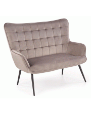 Sofa industrialna Zefir 4X - popiel w sklepie Edinos.pl