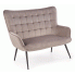 Sofa industrialna Zefir 4X - popiel