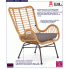 Fotografia Fotel rattanowy Harmony z kategorii Fotele