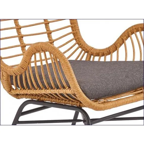 Zdjęcie rattanowy fotel z siedziskiem Jetrus | Edinos.pl