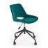 Zdjęcie produktu Fotel do biurka dla młodzieży Victor - ciemny zielony.