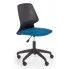 Zdjęcie produktu Fotel obrotowy do nauki Doren - czarny + niebieski.