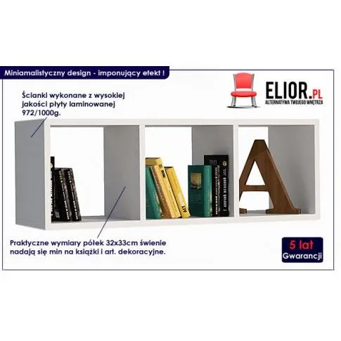 Fotografia Półka wisząca Cesaro 3R z kategorii Półki ścienne