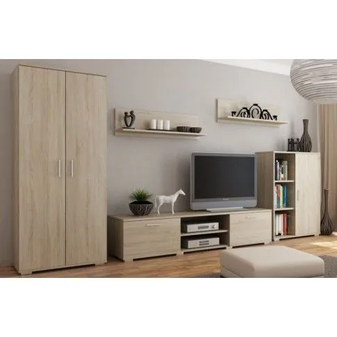 Zdjęcie produktu Zestaw mebli do salonu z szafą Armo 4X dąb sonoma.