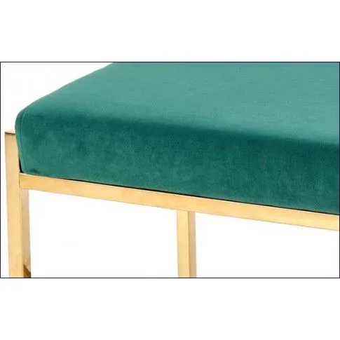Zdjęcie Ławka tapicerowana w stylu glamour Alerko | Edinos.pl