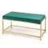 Zdjęcie produktu Ławka welurowa siedzisko Alerko - zielona.