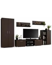 Meblościanka do salonu Armo 4X - wenge w sklepie Edinos.pl