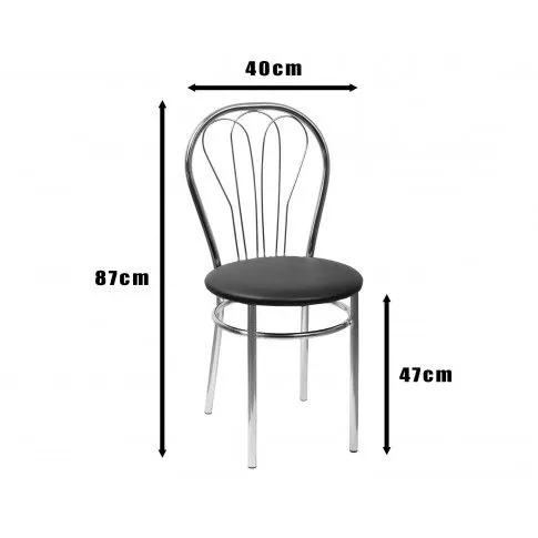Fotografia SKN Krzesło Białe Madsen z kategorii Kuchnia i jadalnia