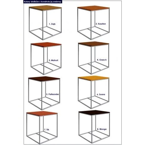 Szczegółowe zdjęcie nr 6 produktu Stolik ogrodowy Gemini 6Z - 54 Kolory