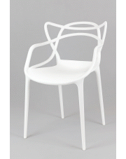 Minimalistyczne krzesło Maneo - białe w sklepie Edinos.pl