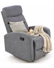 Tani fotel do salonu rozkładany Kafi 2X - popielaty w sklepie Edinos.pl