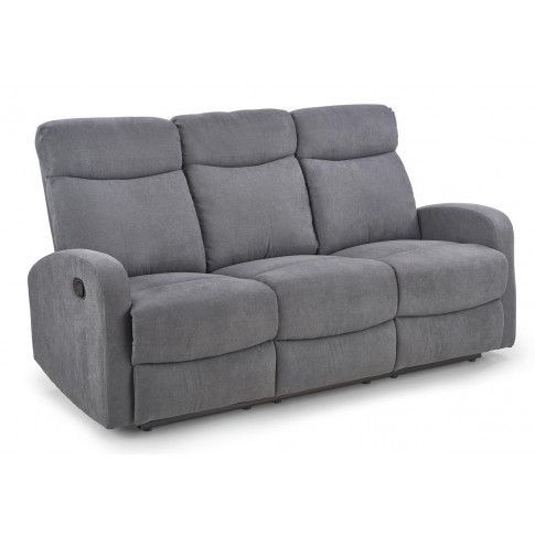 Zdjęcie produktu Trzyosobowa sofa rozkładana Bover 4X - popielata.