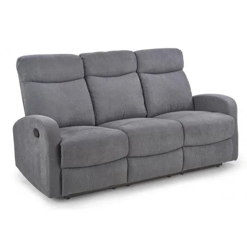 Zdjęcie produktu Trzyosobowa sofa rozkładana Kafi 4X - popielata.