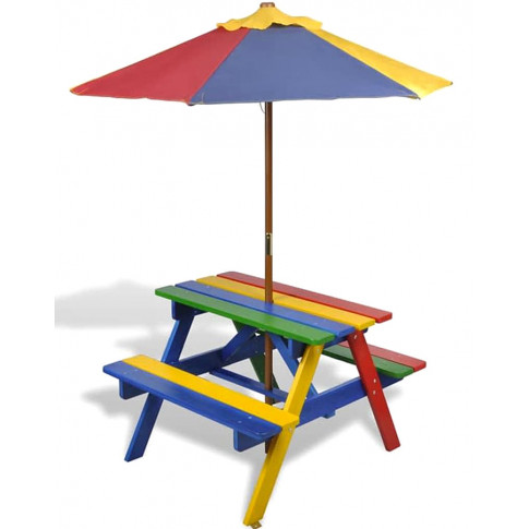 Zdjęcie produktu Kolorowy stół piknikowy dla dzieci - Loris.
