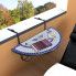 Szczegółowe zdjęcie nr 4 produktu Niebiesko-biały stolik balkonowy - Grenada