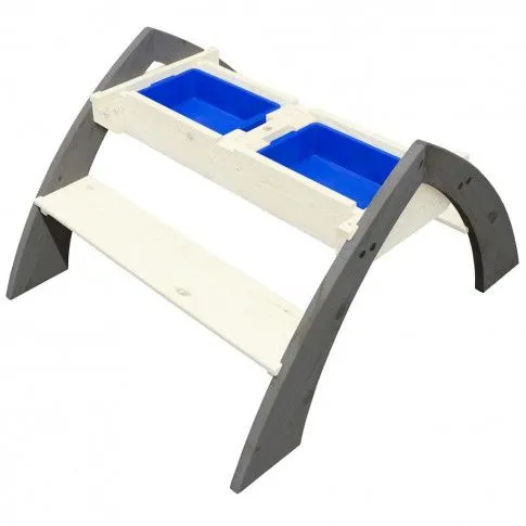 Szczegółowe zdjęcie nr 5 produktu AXI Dziecięcy stół piknikowy Kradis, szaro-biały, A031.023.00