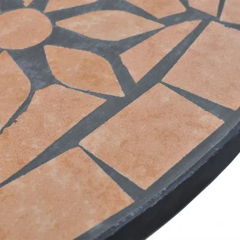 Szczegółowe zdjęcie nr 5 produktu Stolik ogrodowy na taras ceramiczny terakota - Valen 