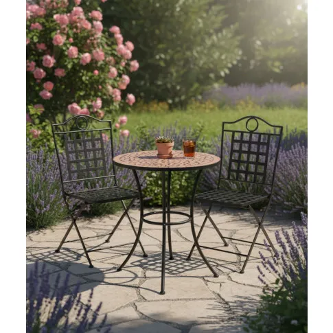 Szczegółowe zdjęcie nr 8 produktu Stolik ogrodowy na taras ceramiczny terakota - Osmo