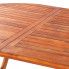 Szczegółowe zdjęcie nr 4 produktu Składany stół ogrodowy Endela - drewno akacjowe