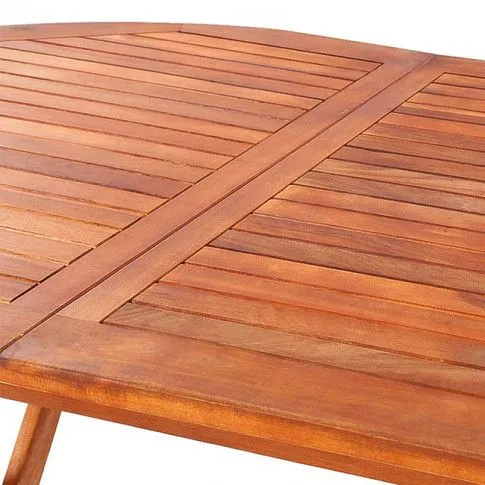 Szczegółowe zdjęcie nr 4 produktu Składany stół ogrodowy Endela - drewno akacjowe