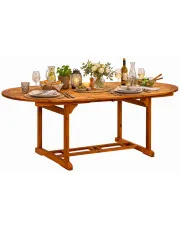 Drewniany składany stół ogrodowy akacja - Retis w sklepie Edinos.pl