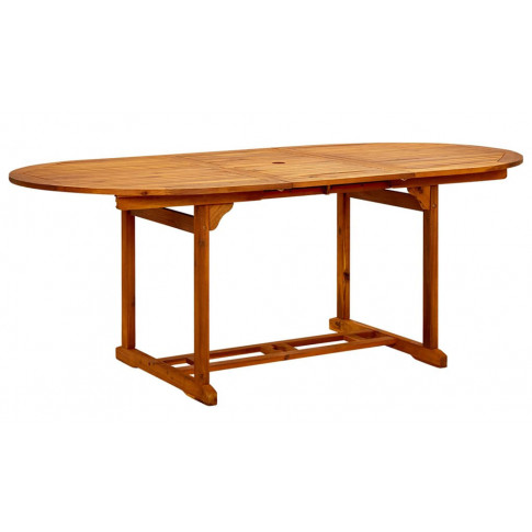 Zdjęcie produktu Rozkładany stół ogrodowy Rencontrer - lite drewno akacjowe.