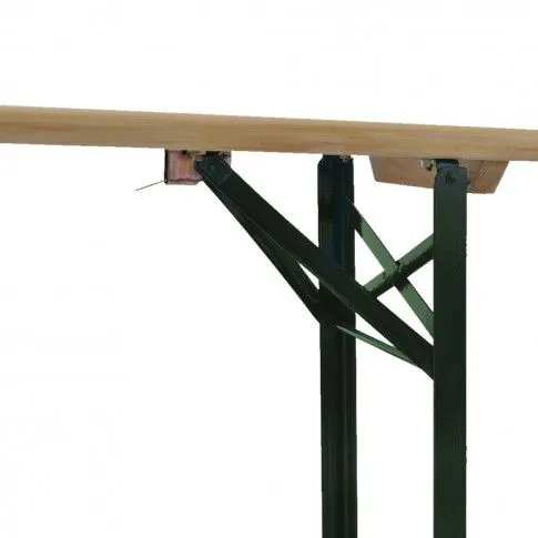 Szczegółowe zdjęcie nr 6 produktu vidaXL Składany stół biesiadny z 2 ławkami, 220 cm, drewno jodłowe