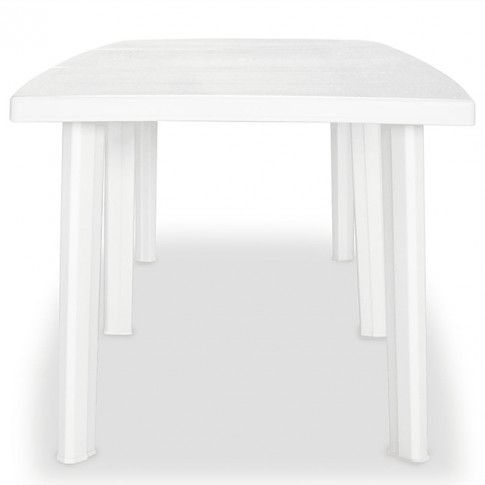 Szczegółowe zdjęcie nr 4 produktu Praktyczny stół ogrodowy Imelda 3X - biały