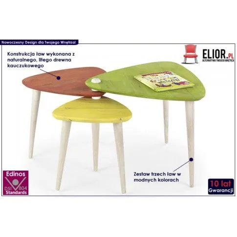 Fotografia Ława rozkładana Sapira - wielobarwna z kategorii Strona główna