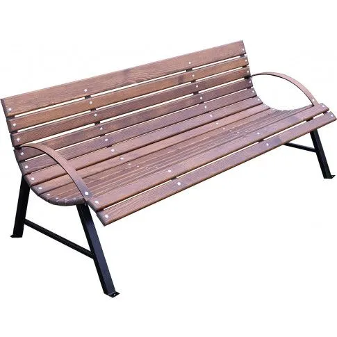 Zdjęcie produktu Drewniana ławka ogrodowa Alexis 190 cm - orzech.