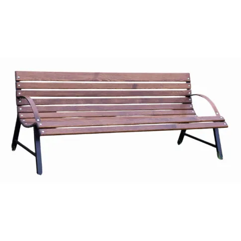 Zdjęcie produktu Drewniana ławka tarasowa Alexis 120 cm - orzech.