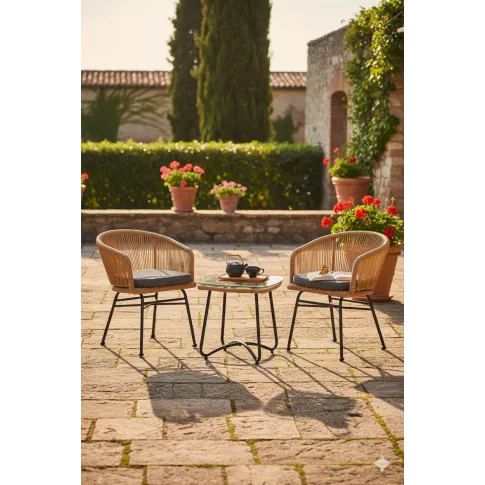 Fotografia Krzesło ogrodowe z rattanu - Parmes z kategorii Krzesła ogrodowe